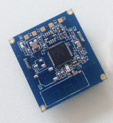 A BLE module. It contains a chip antenna