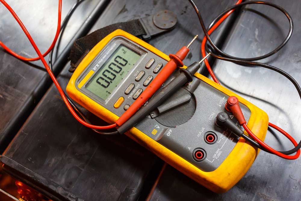 A digital multimeter